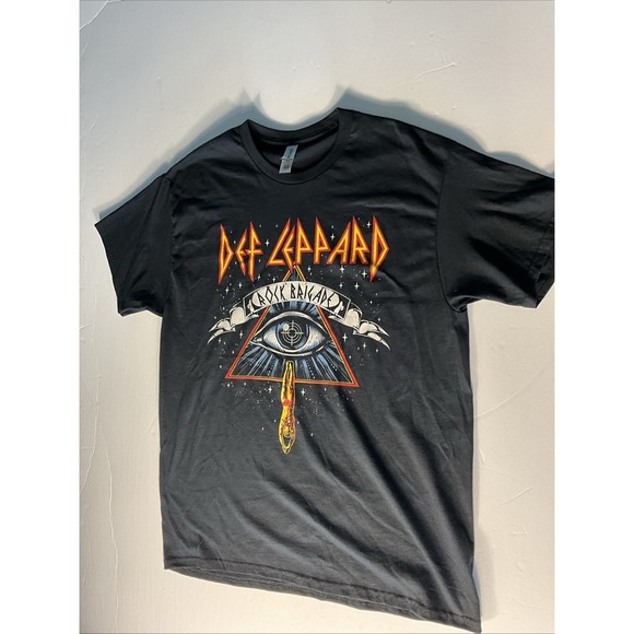 Def Leppard Other - Def Leppard Band Tee Black Rock Graphic Shirt Vintage Style Men Large